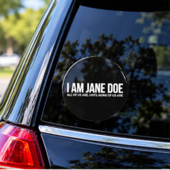 I Am Jane Doe 2026 Sticker