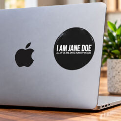 I Am Jane Doe 2026 Sticker