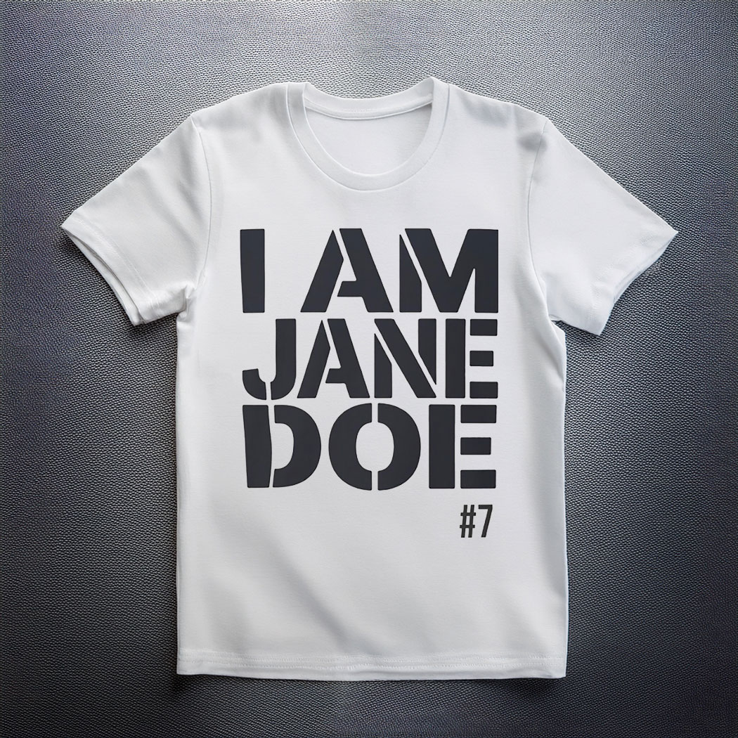 I Am Jane Doe Advocacy Awareness Graphic T-Shirt