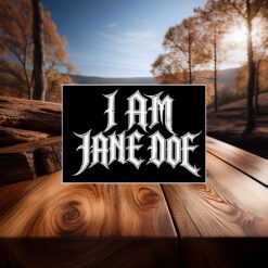 I Am Jane Doe Awareness Campaigns Sticker