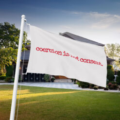 I Am Jane Doe, Coercion Is Not Consent Flag
