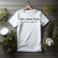 I Am Jane Doe Comfort Colors Women's Solidarity Shirt