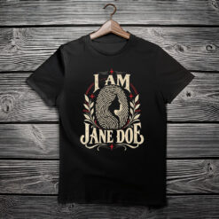 I Am Jane Doe Fingerprint Portrait Shirt