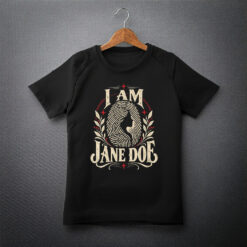 I Am Jane Doe Fingerprint Portrait Shirt
