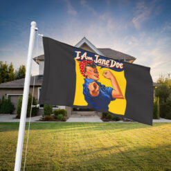 I Am Jane Doe Flag Feminist Vintage Pin Up We Can Do It