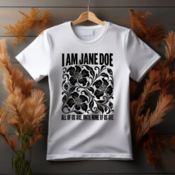 I Am Jane Doe Floral Protest Shirt