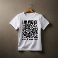 I Am Jane Doe Floral Protest Shirt