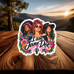 I Am Jane Doe Girl Power Sticker