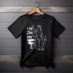 I Am Jane Doe Lady Justice Illustration T-Shirt