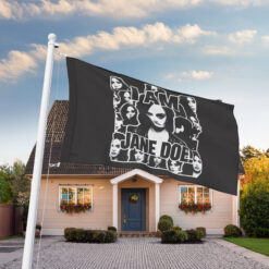 I Am Jane Doe Portrait Flag