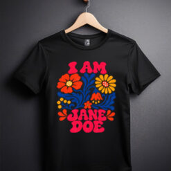 I Am Jane Doe Retro Floral Feminist Shirt