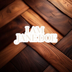 I Am Jane Doe Stand With Survivors Pullover Sticker