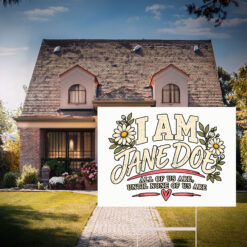 I Am Jane Doe Survivor Solidarity Yard Sign