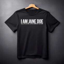 I Am Jane Doe Tee Shirt