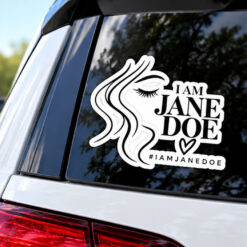 I Am Jane Doe #iamjanedoe Sticker