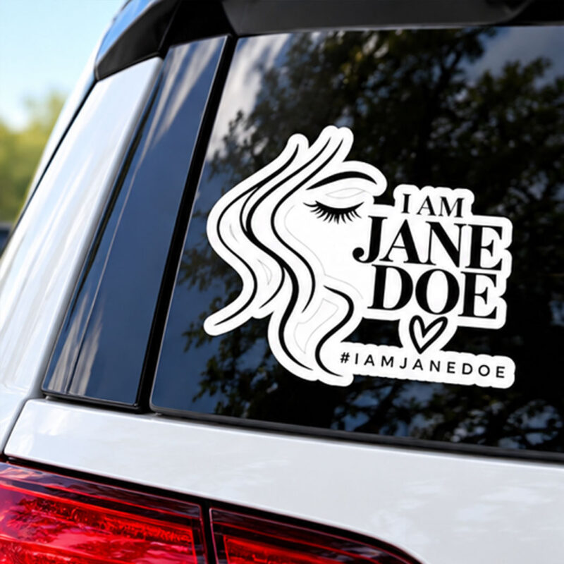 I Am Jane Doe #iamjanedoe Sticker