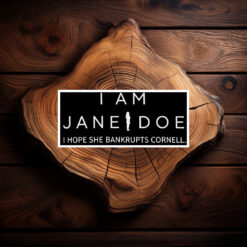I Hope She Bankrupts Cornell, I Am Jane Doe Stickers
