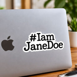 I am Jane Doe #IAmJaneDoe 2026 Sticker
