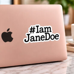 I am Jane Doe #IAmJaneDoe 2026 Sticker