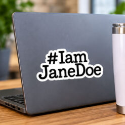 I am Jane Doe #IAmJaneDoe 2026 Sticker