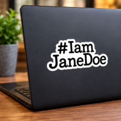 I am Jane Doe #IAmJaneDoe 2026 Sticker