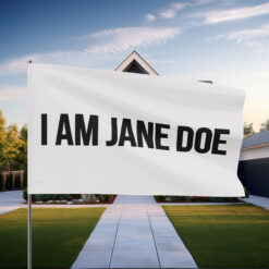 Jane Doe Minimalist Graphic Flag