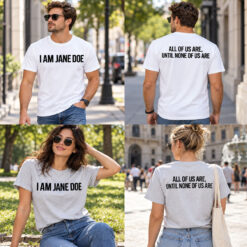 Jane Doe Minimalist Graphic T Shirt