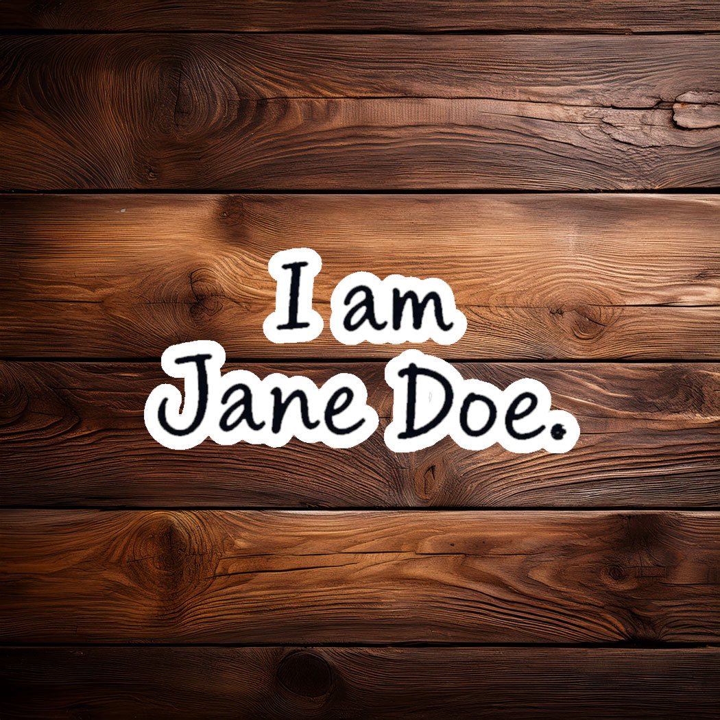 Jane Doe Sticker
