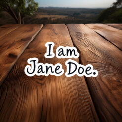 Jane Doe Sticker