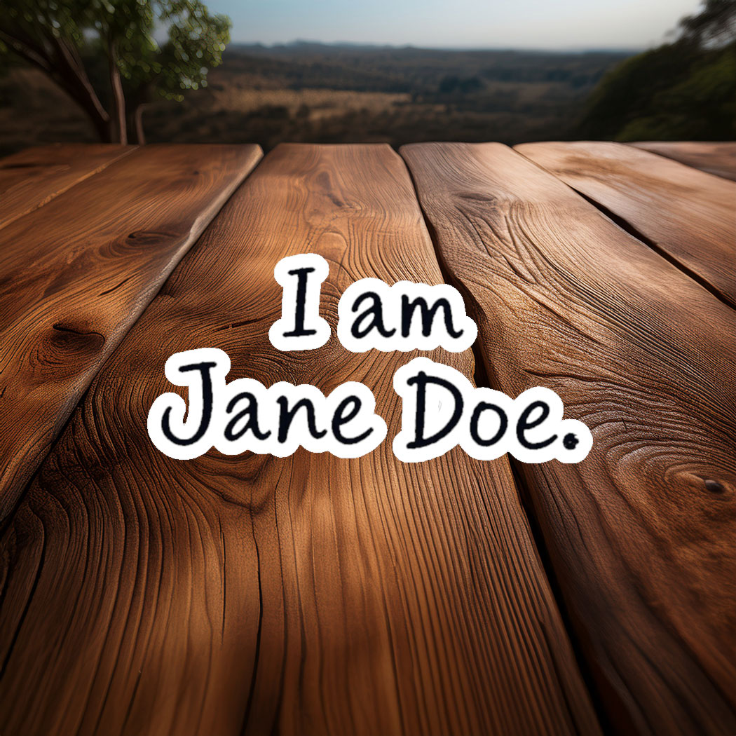 Jane Doe Sticker