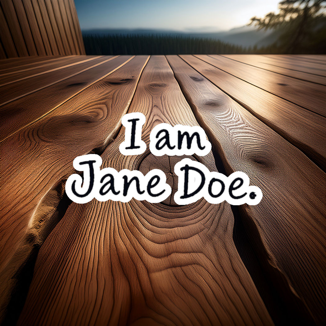 Jane Doe Sticker