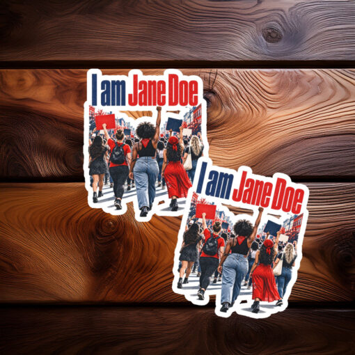 Vintage I Am Jane Doe Sticker