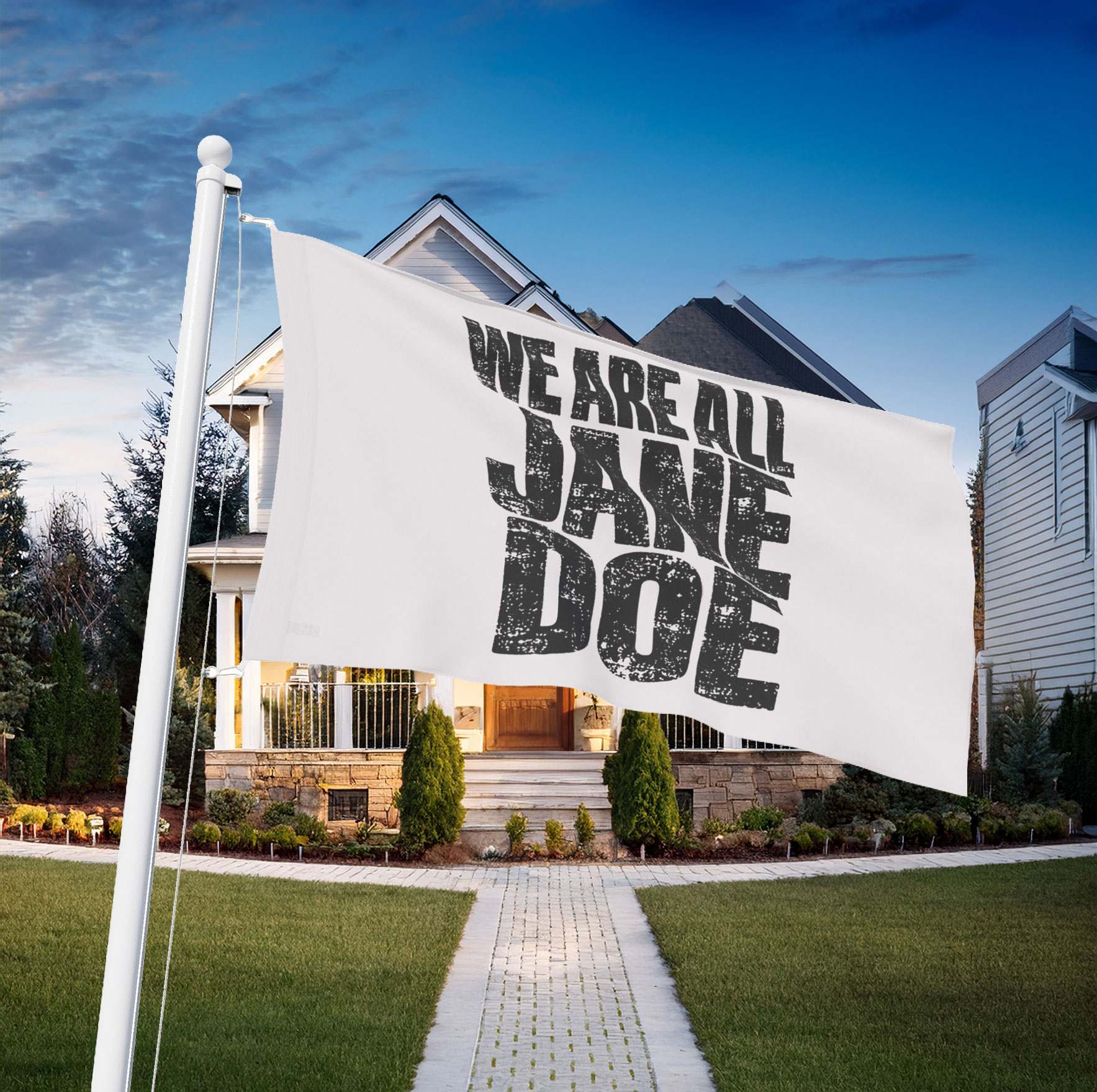 We Are All Jane Doe Believe Women Flag