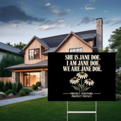 We Are Jane Doe Yard Sign